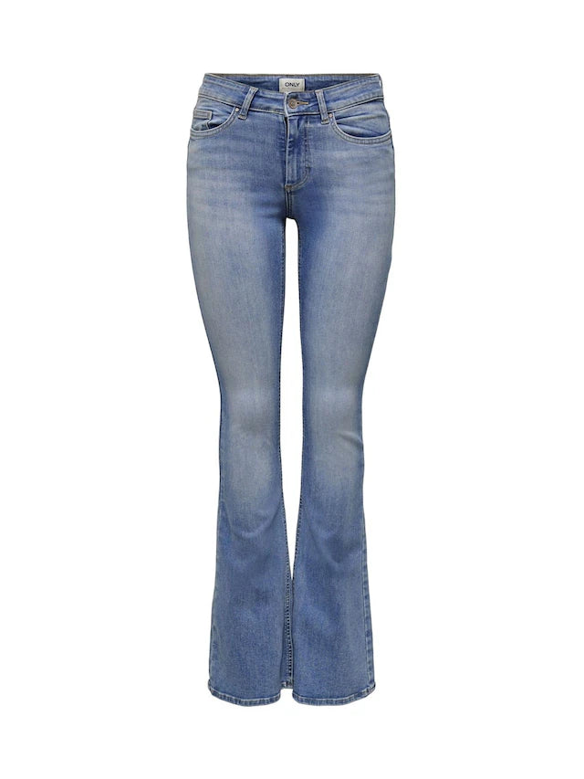 Mid-Wash Flare Fit Jeans 👖💫