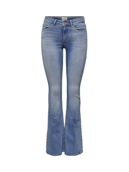 Mid-Wash Flare Fit Jeans 👖💫