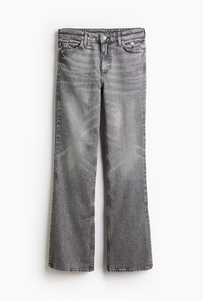 STEEL GRAY HIGH-RISE BOOTCUT JEANS WITH COMFORT STRETCH 🩶👖