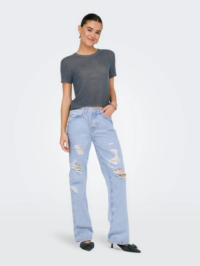 Distressed Baggy Mom Fit Jeans 👖